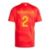 Camiseta de fútbol España Marc Cucurella 2 Primera Equipación Euro 2024 - Hombre